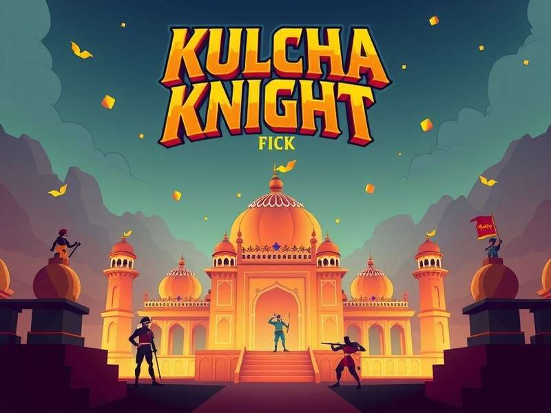 Kulcha Knight Kick Official Game Cover - Desi Action Game with Kulcha Power-Ups